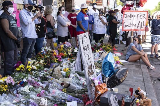 US George Floyd Farewell