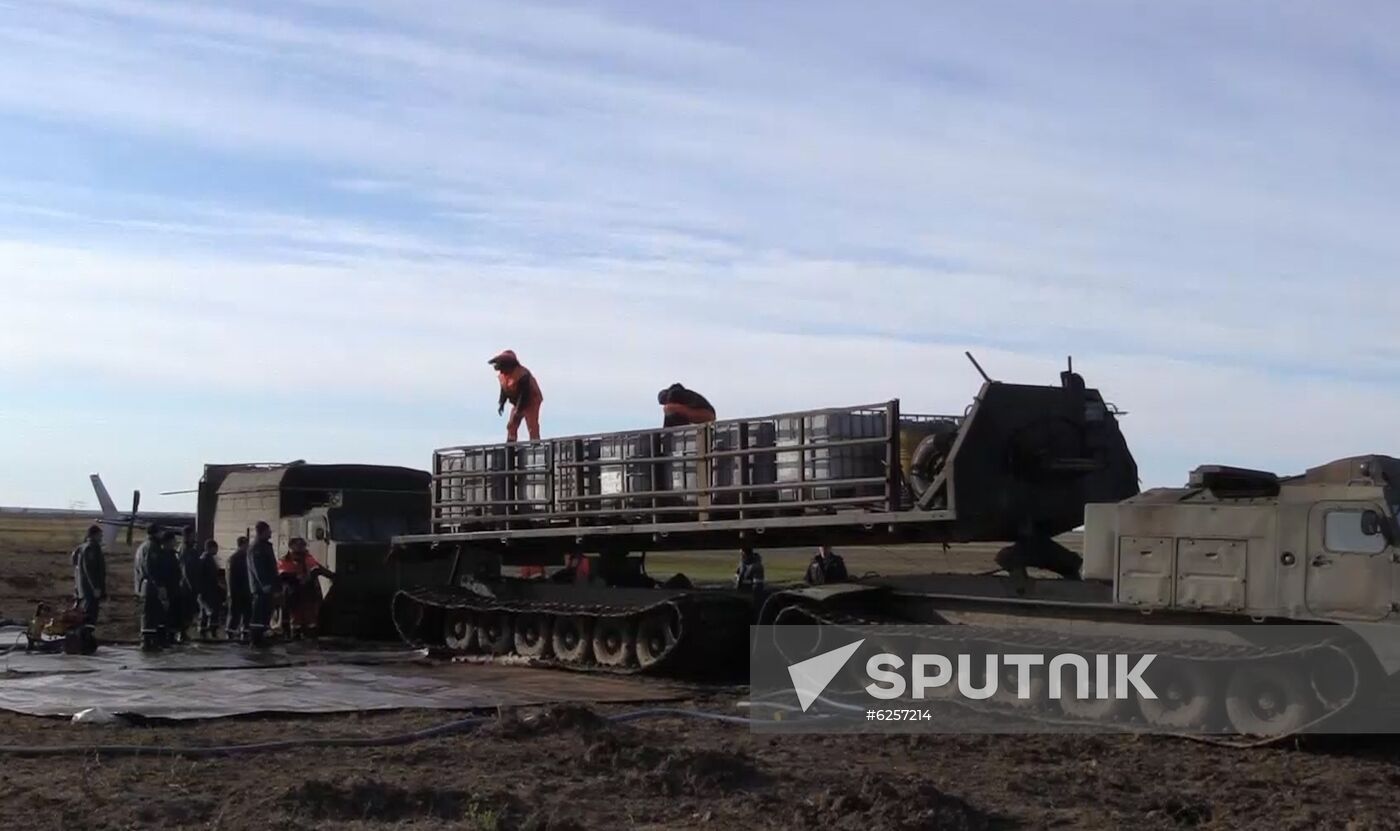 Russia Fuel Spill