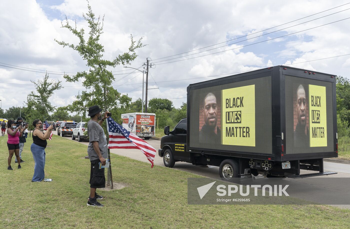 US George Floyd Farewell