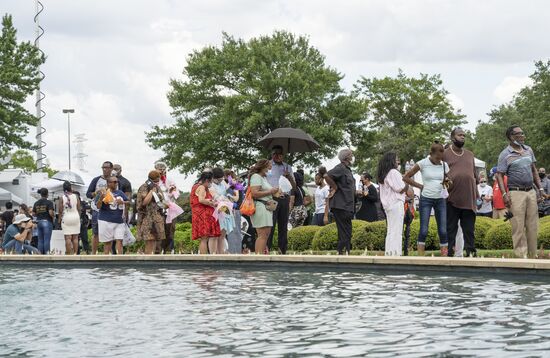 US George Floyd Farewell