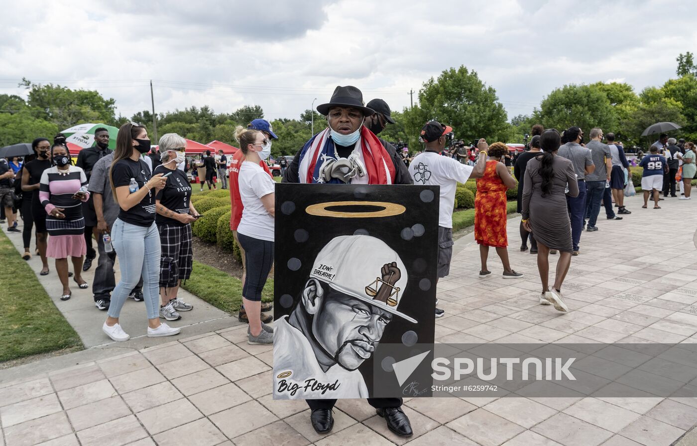 US George Floyd Farewell