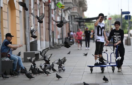 Russia Coronavirus Lockdown Ease