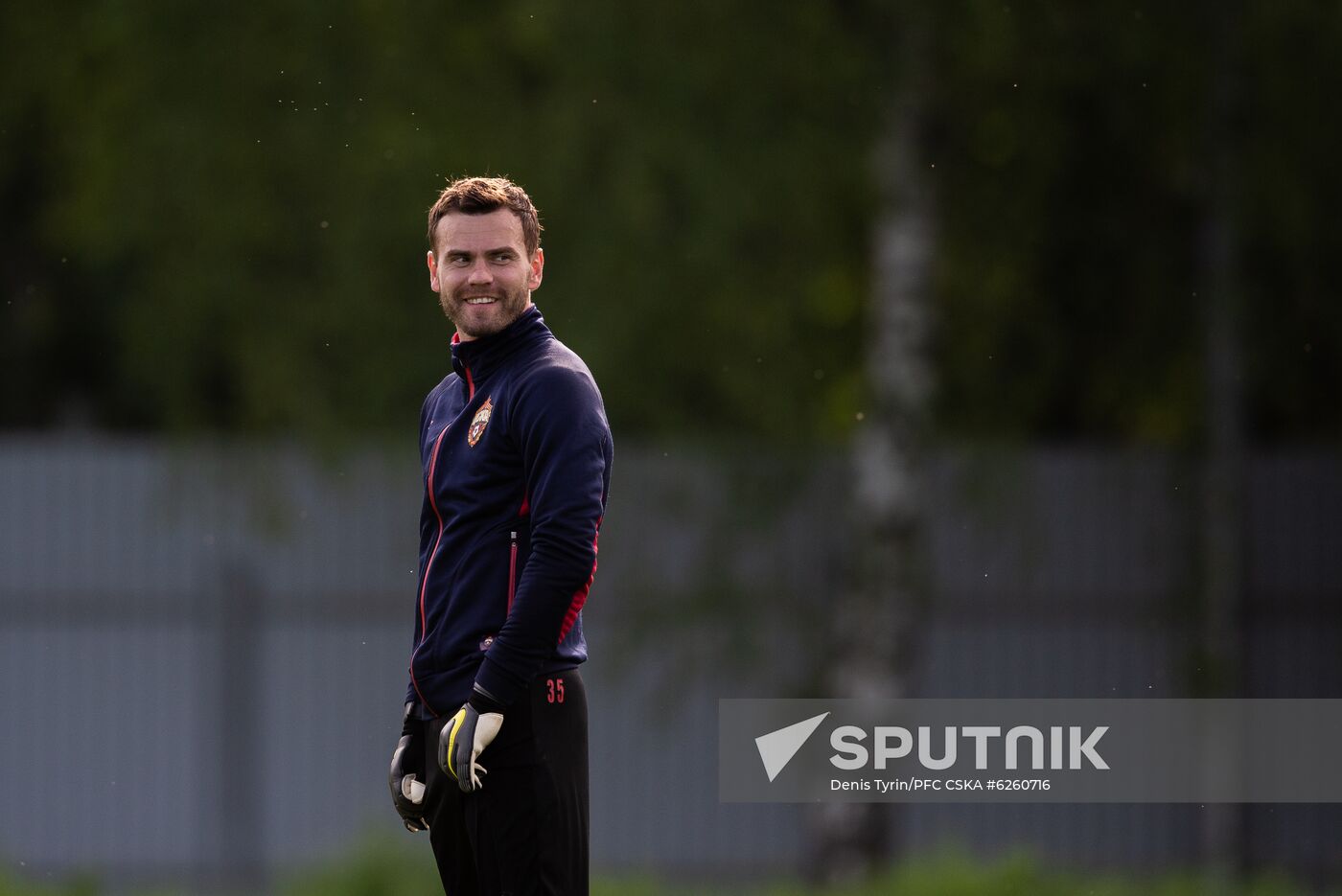 Russia Soccer CSKA Training
