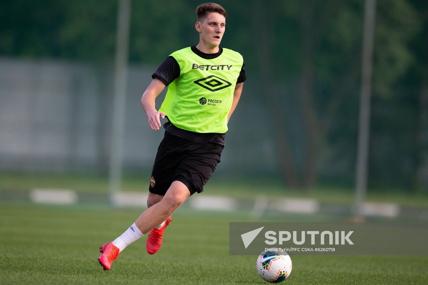 Russia Soccer CSKA Training