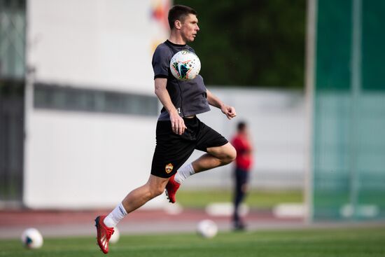 Russia Soccer CSKA Training 
