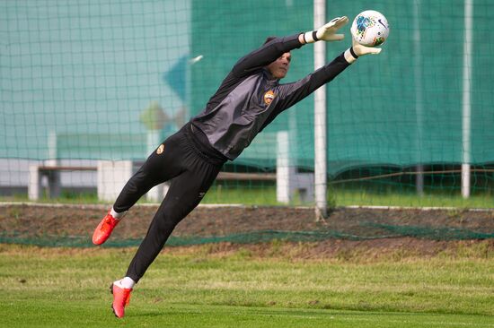 Russia Soccer CSKA Training 