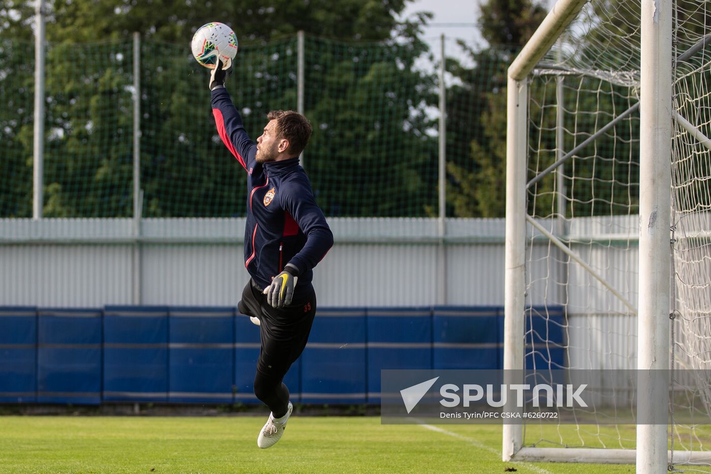 Russia Soccer CSKA Training
