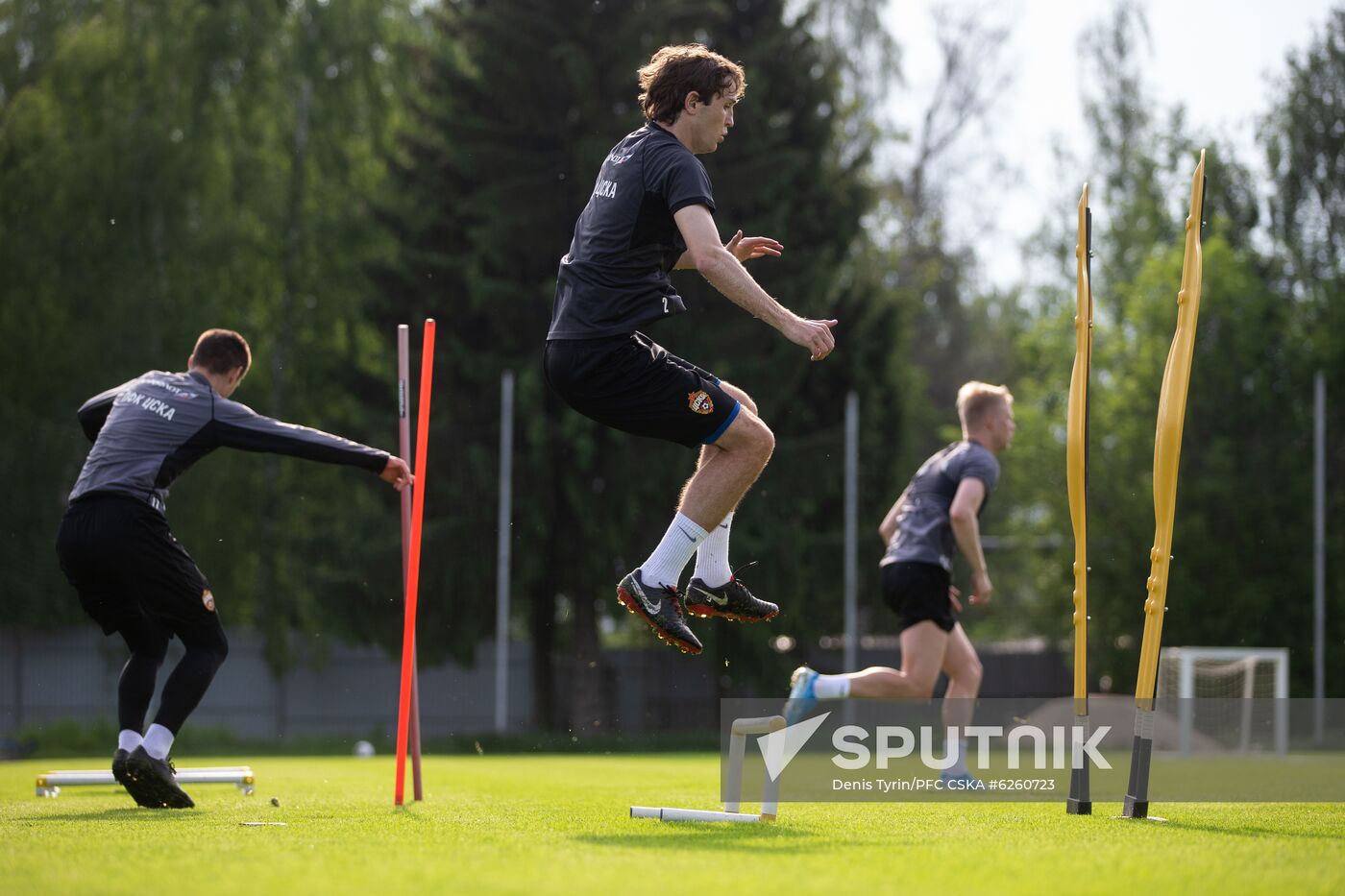 Russia Soccer CSKA Training