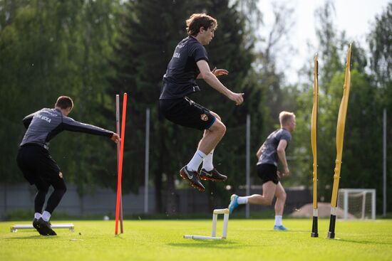 Russia Soccer CSKA Training 