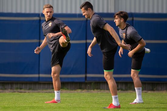 Russia Soccer CSKA Training 