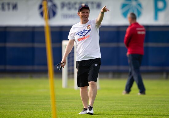 Russia Soccer CSKA Training 