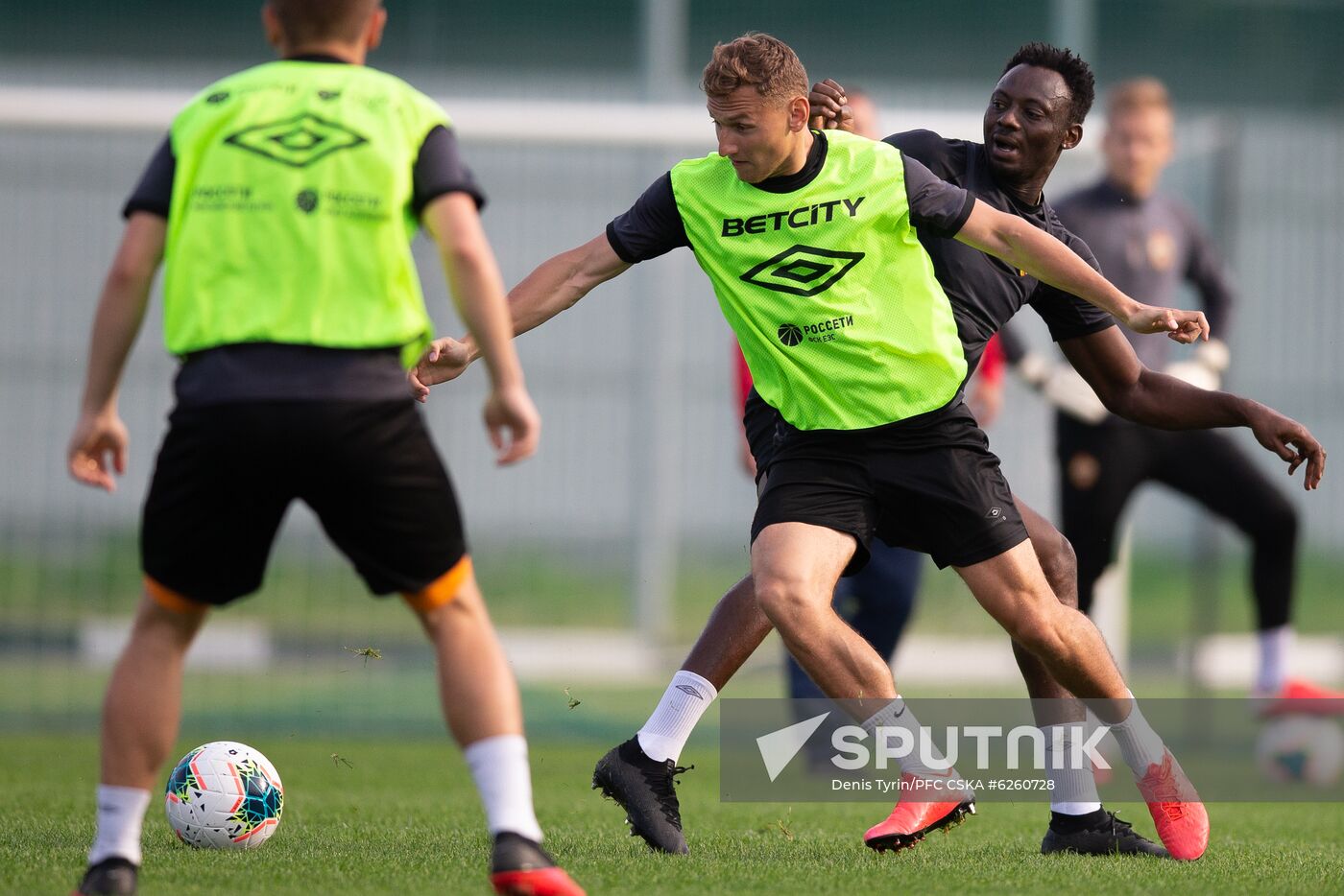 Russia Soccer CSKA Training