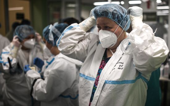 Russia Coronavirus Hospital Facilities