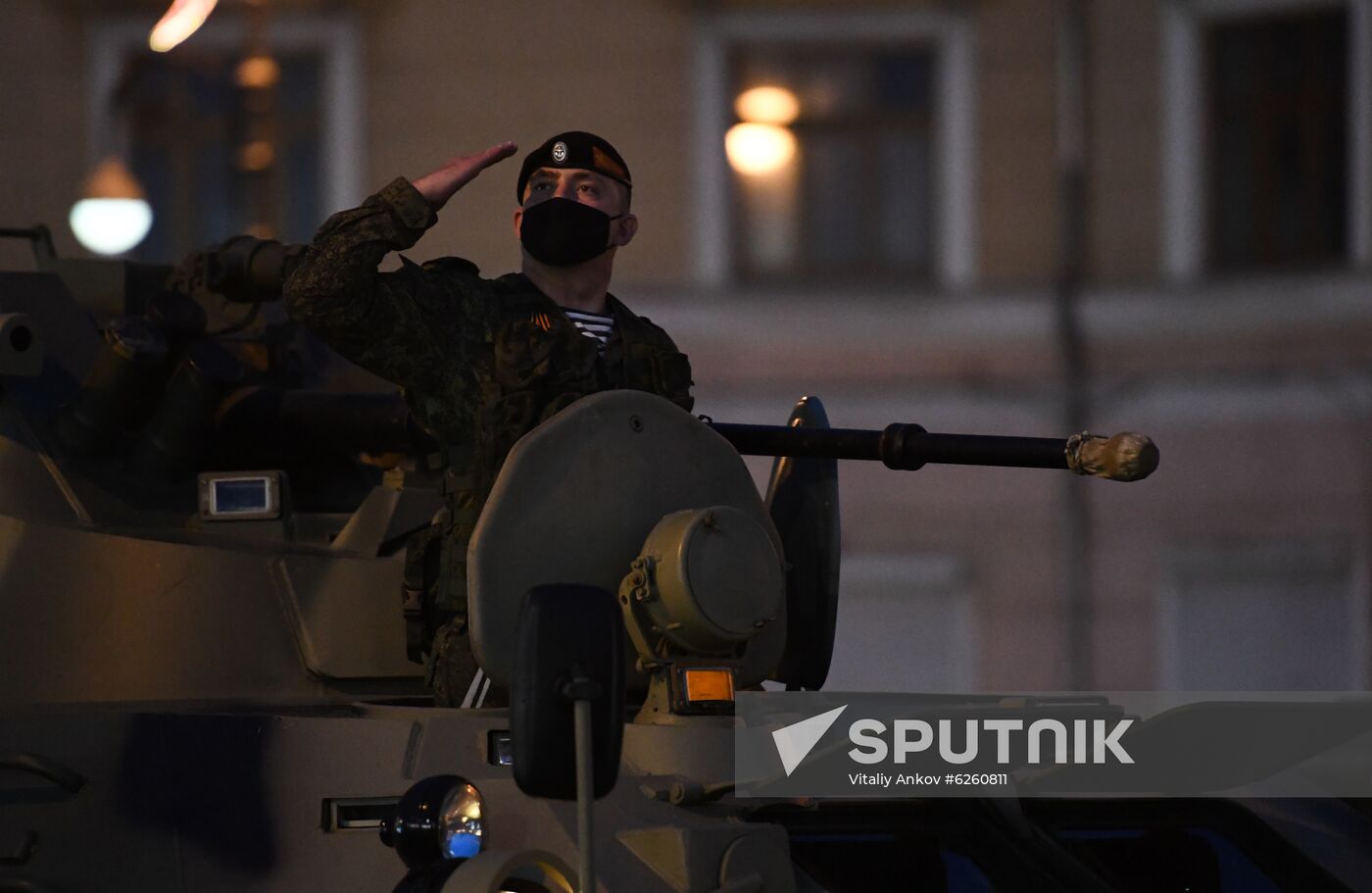 Russia WWII Victory Parade Rehearsal