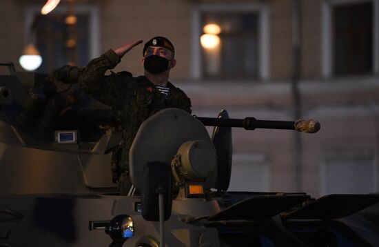 Russia WWII Victory Parade Rehearsal