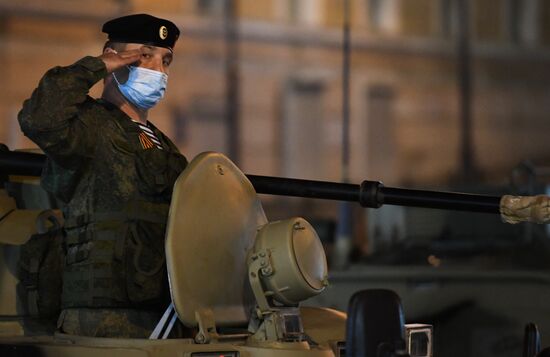 Russia WWII Victory Parade Rehearsal