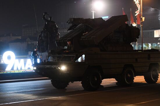 Russia WWII Victory Parade Rehearsal