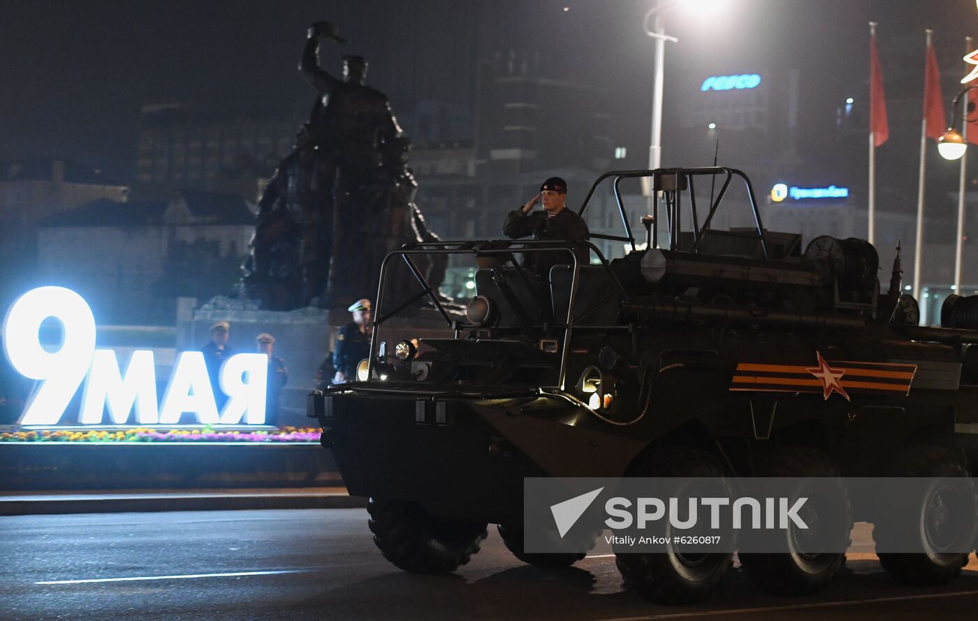 Russia WWII Victory Parade Rehearsal