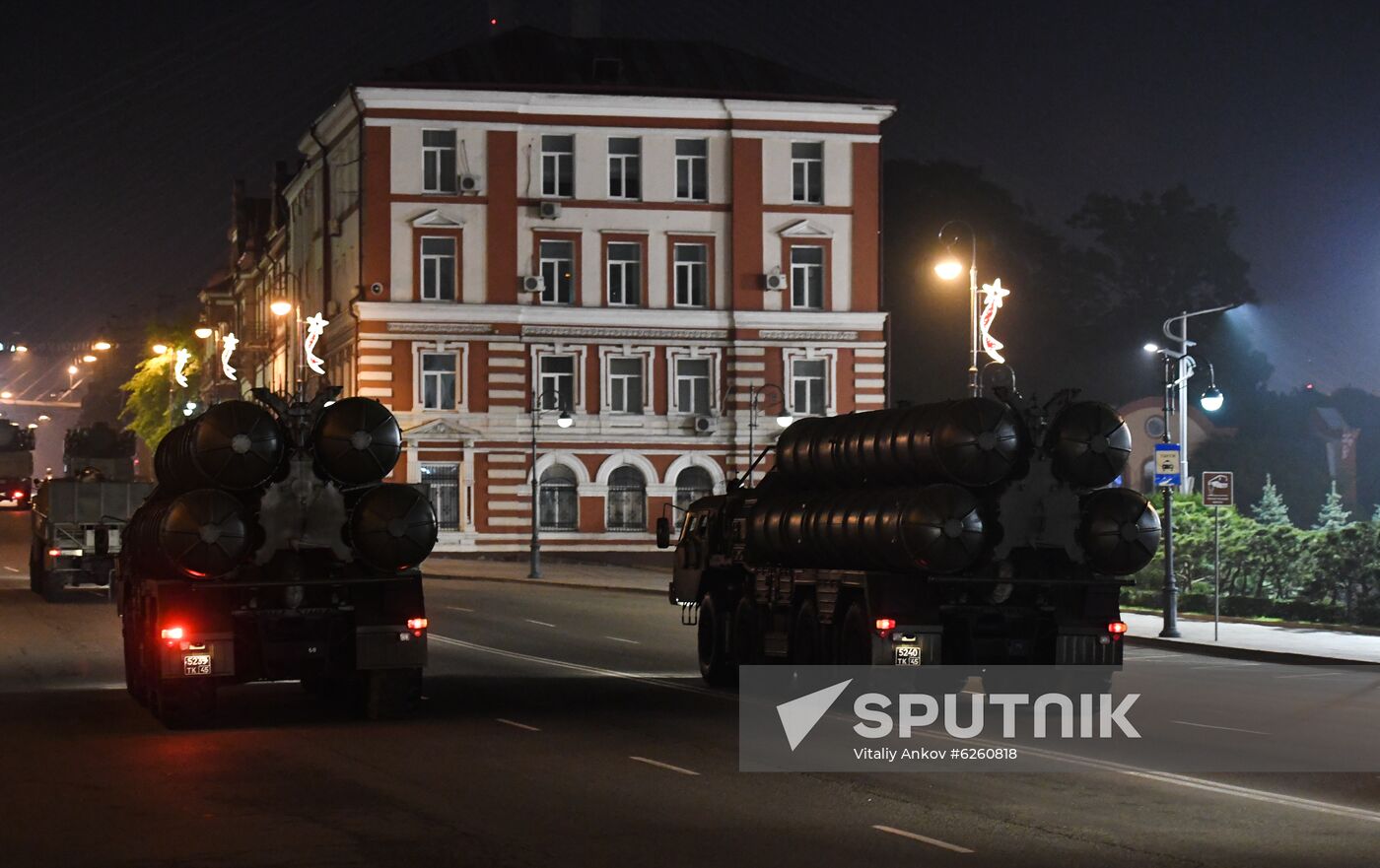 Russia WWII Victory Parade Rehearsal