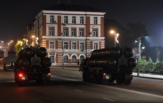 Russia WWII Victory Parade Rehearsal