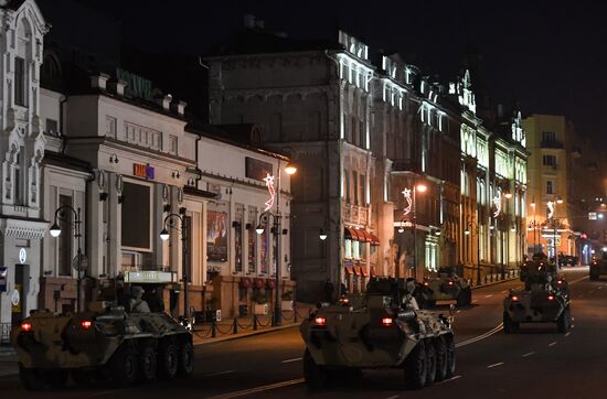 Russia WWII Victory Parade Rehearsal