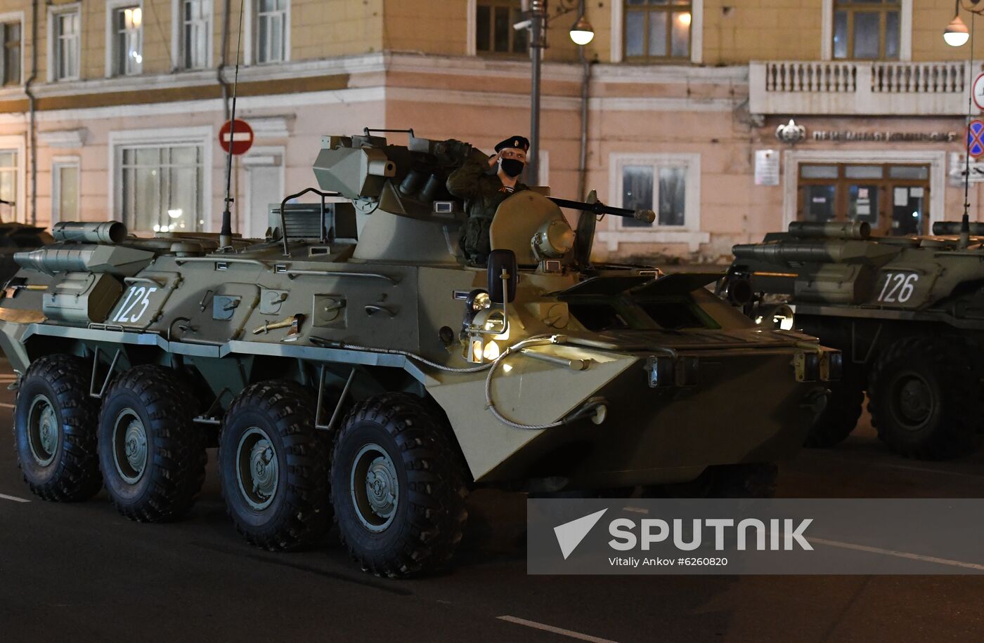 Russia WWII Victory Parade Rehearsal