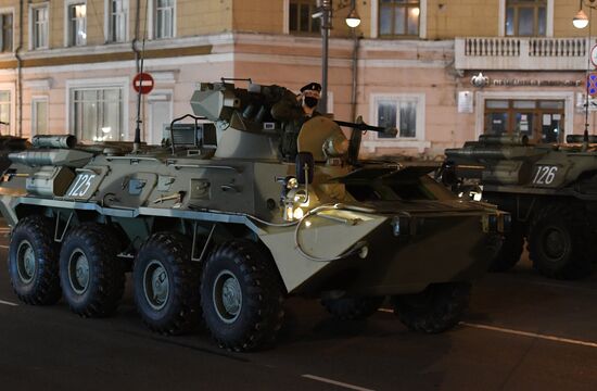 Russia WWII Victory Parade Rehearsal