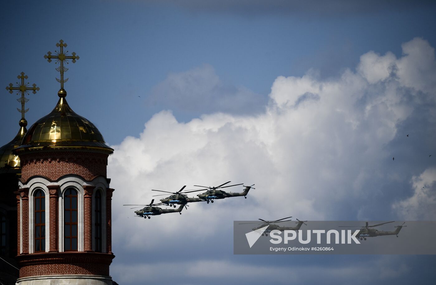 Russia WWII Victory Parade Rehearsal