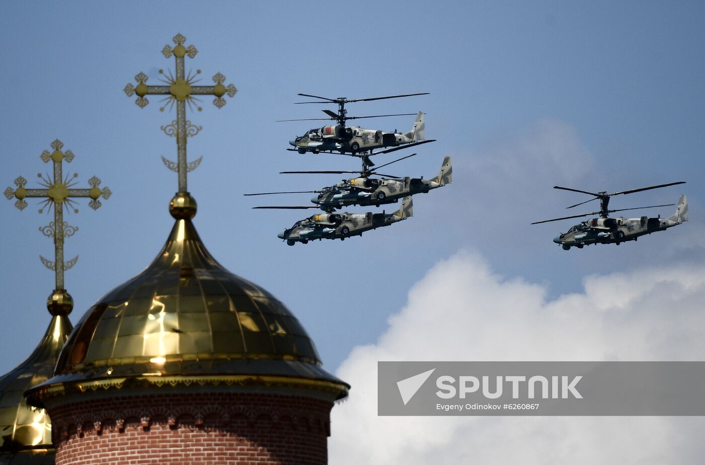 Russia WWII Victory Parade Rehearsal