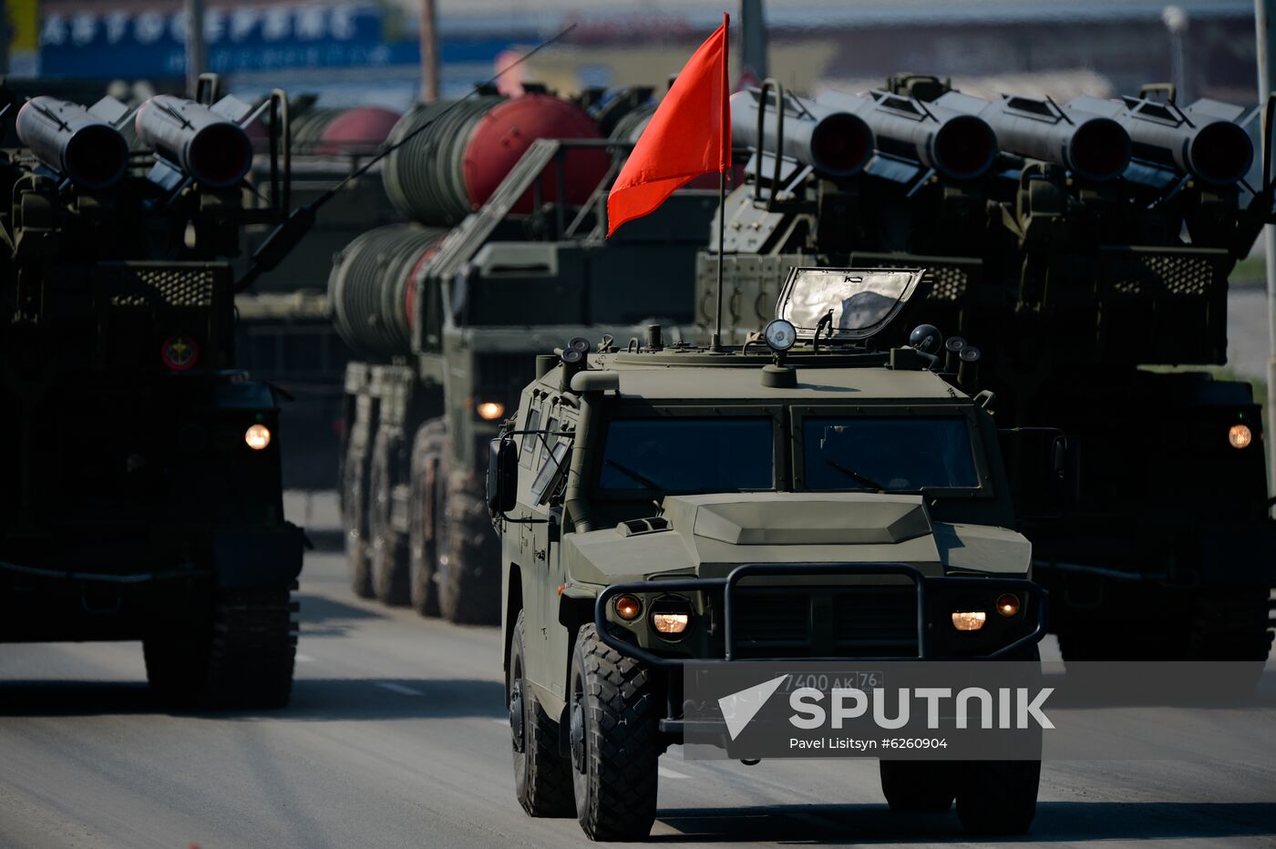 Russia WWII Victory Parade Rehearsal