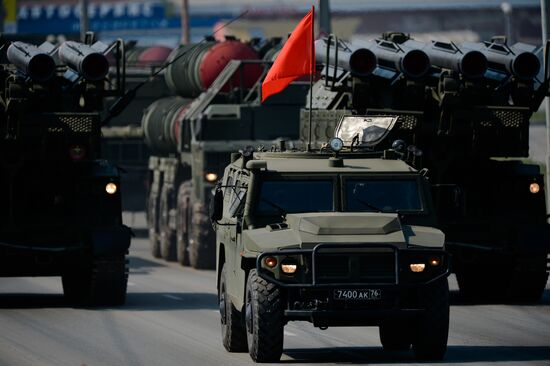 Russia WWII Victory Parade Rehearsal
