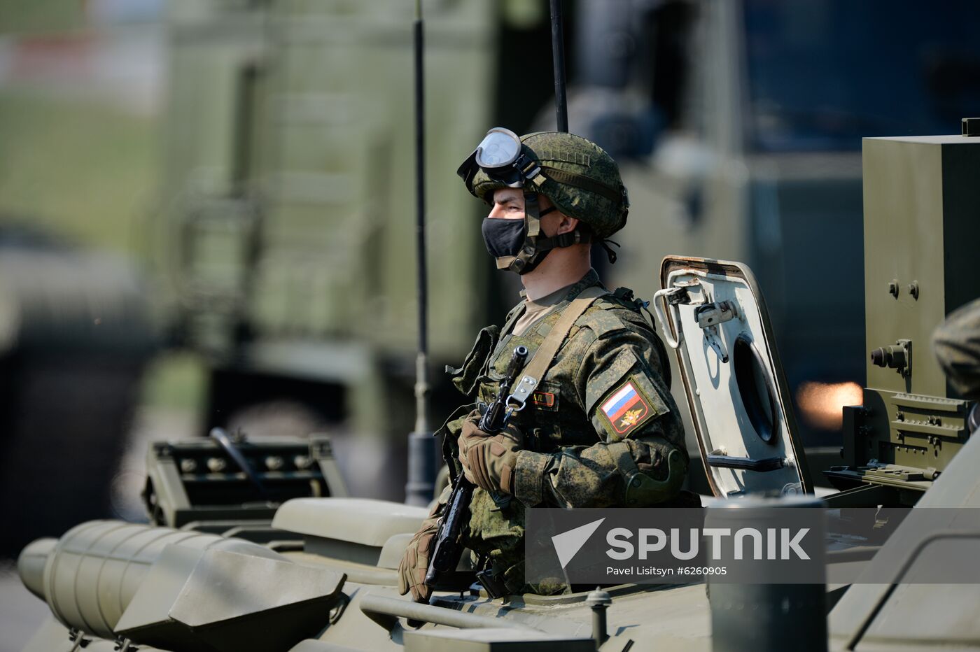 Russia WWII Victory Parade Rehearsal