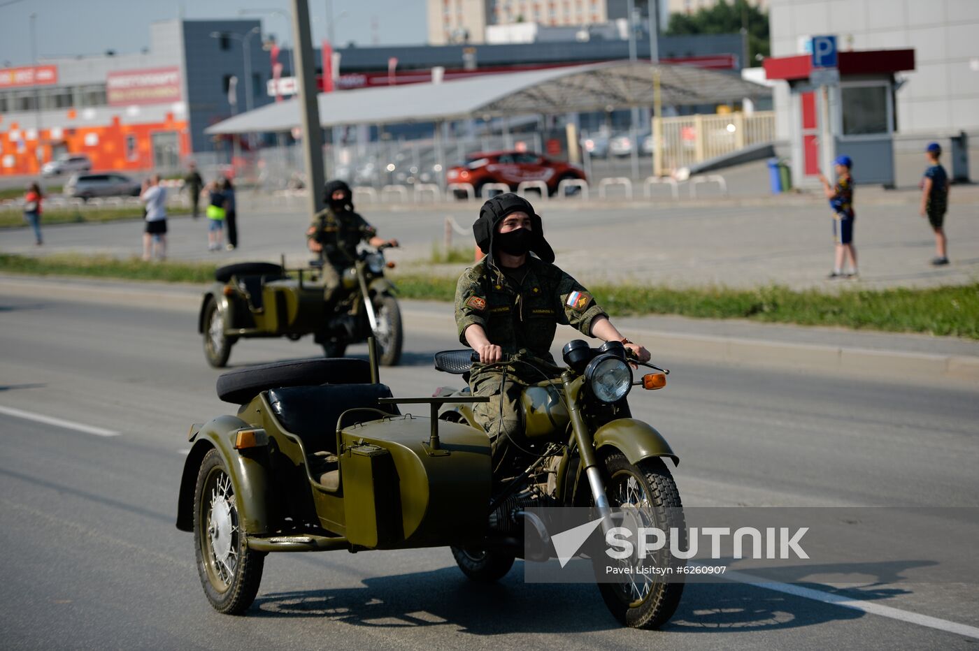 Russia WWII Victory Parade Rehearsal