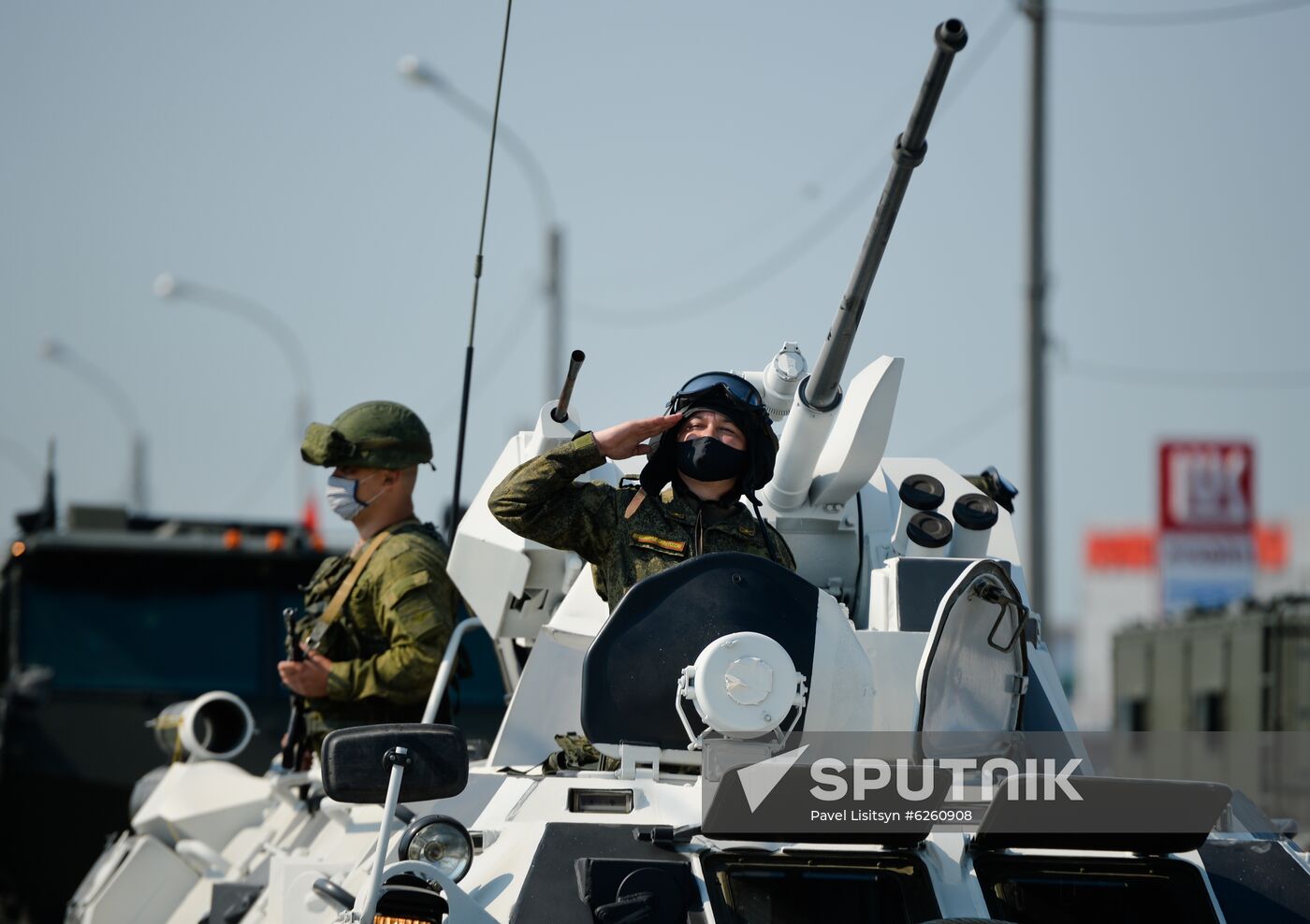 Russia WWII Victory Parade Rehearsal