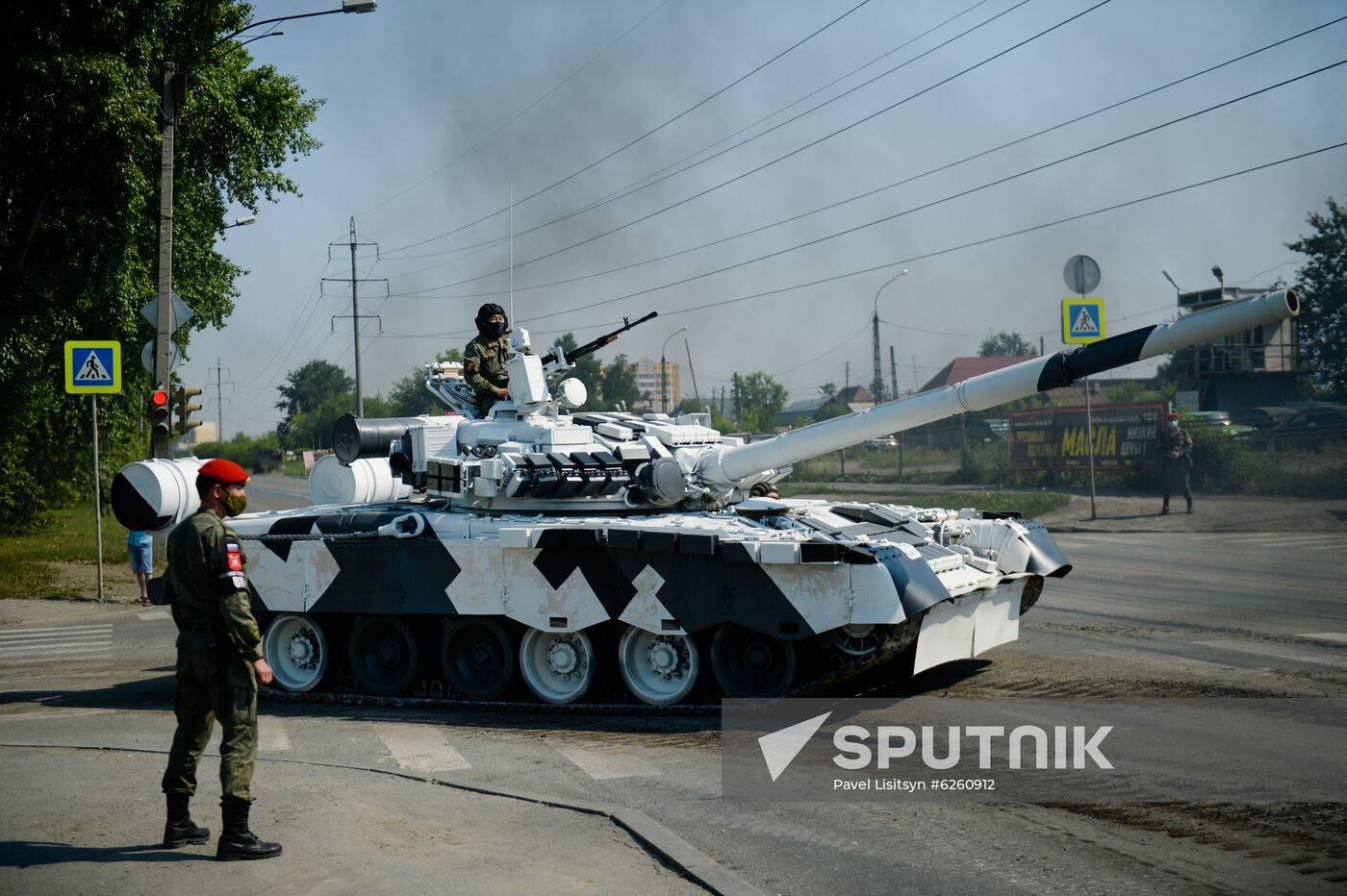 Russia WWII Victory Parade Rehearsal