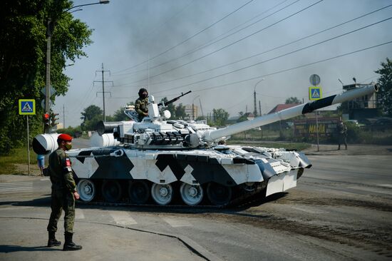 Russia WWII Victory Parade Rehearsal