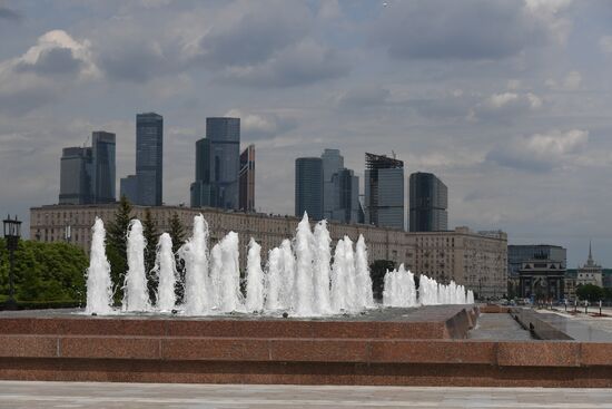 Russia Fountain Season