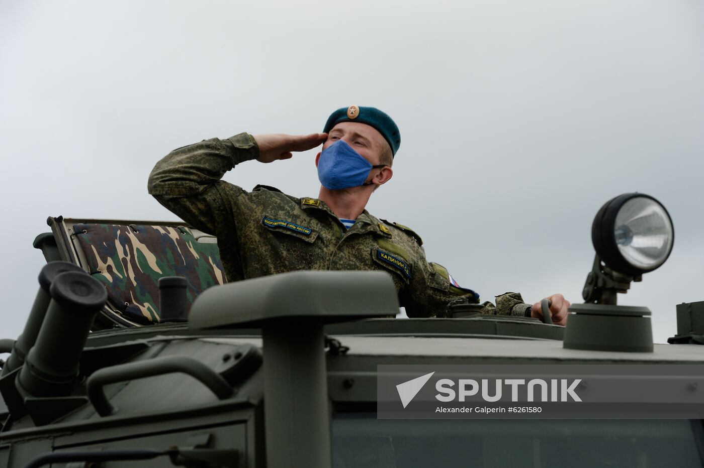 Russia WWII Victory Parade Rehearsal