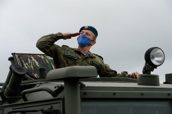 Russia WWII Victory Parade Rehearsal