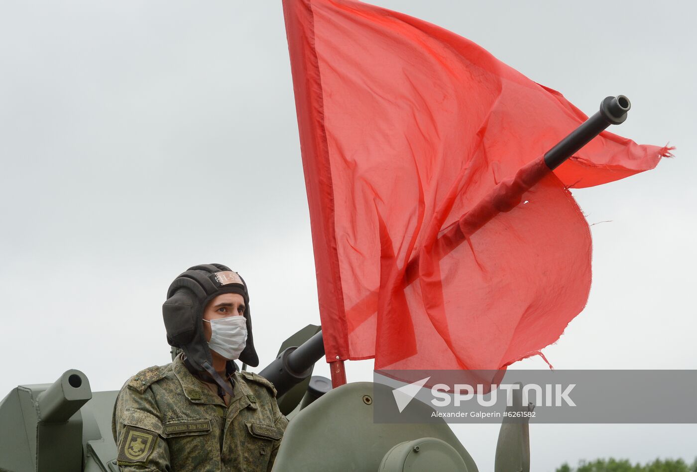 Russia WWII Victory Parade Rehearsal