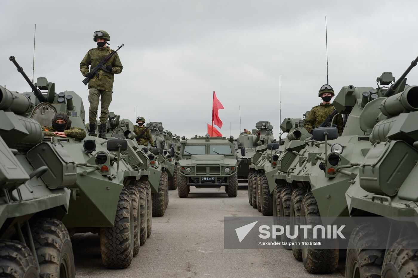 Russia WWII Victory Parade Rehearsal