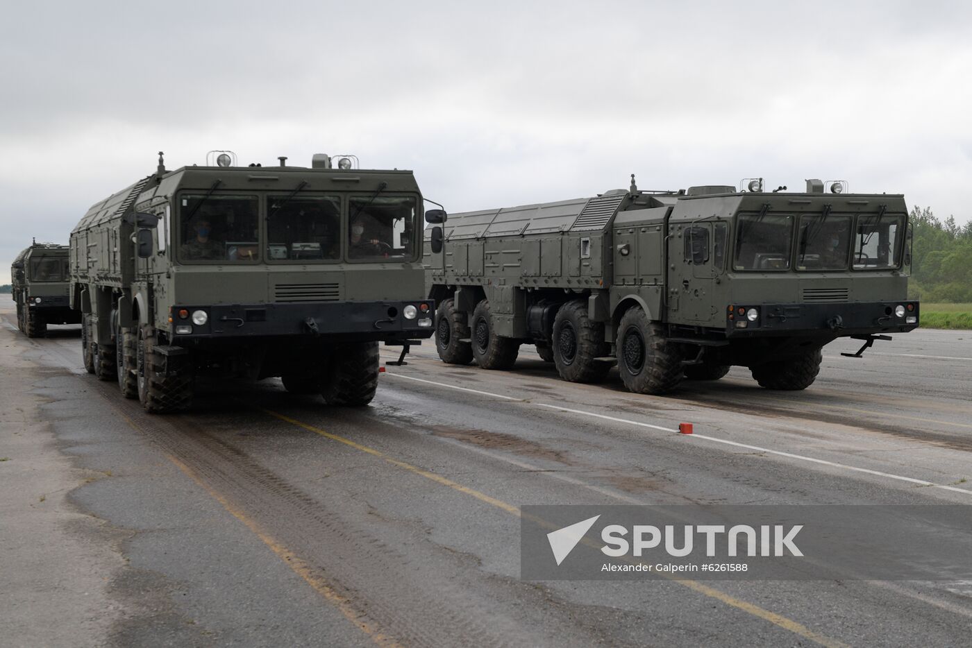 Russia WWII Victory Parade Rehearsal