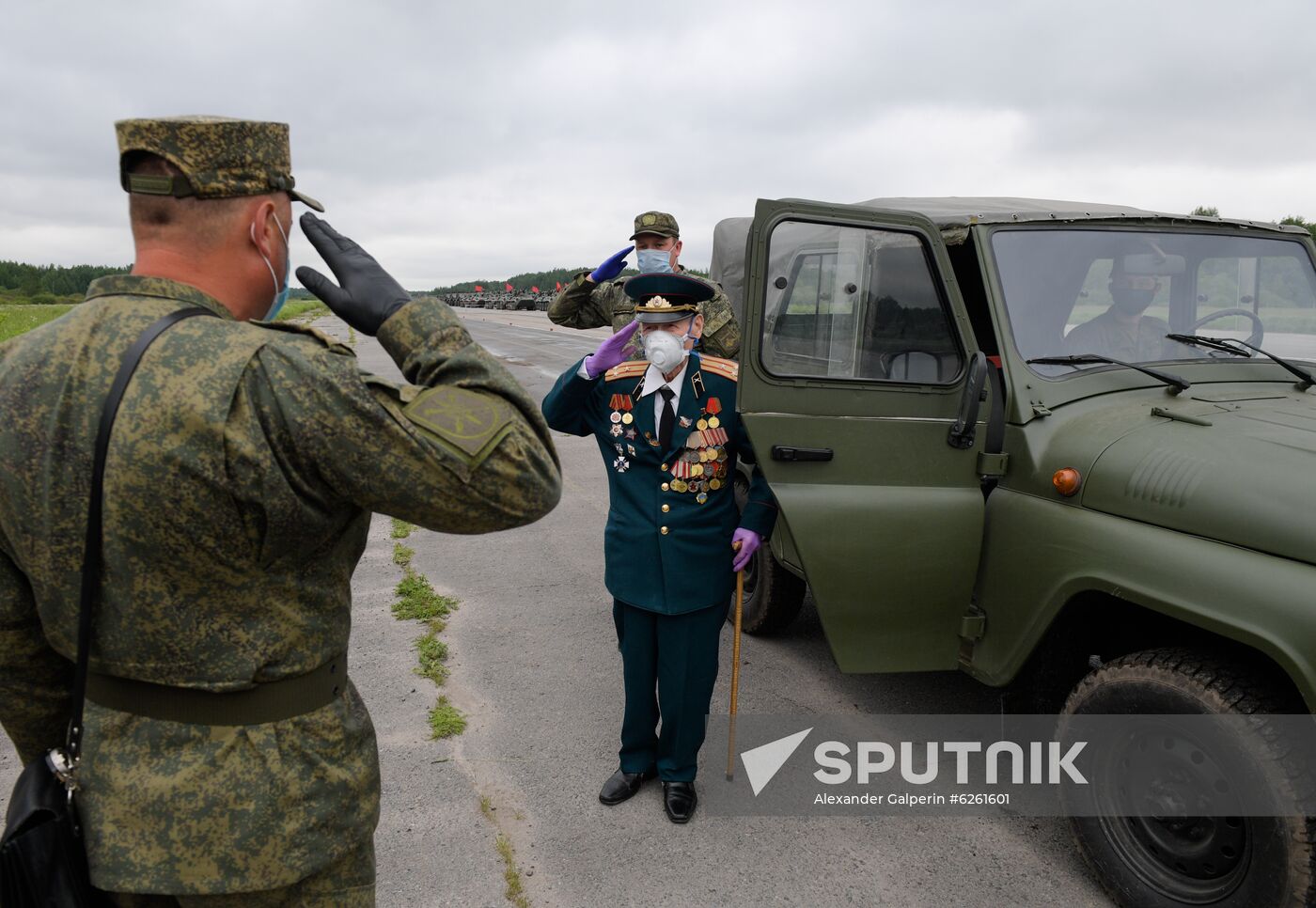 Russia WWII Victory Parade Rehearsal