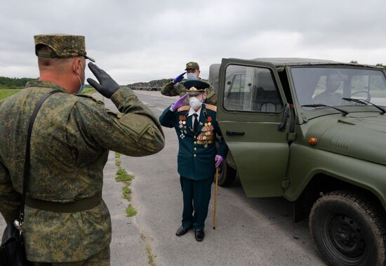 Russia WWII Victory Parade Rehearsal