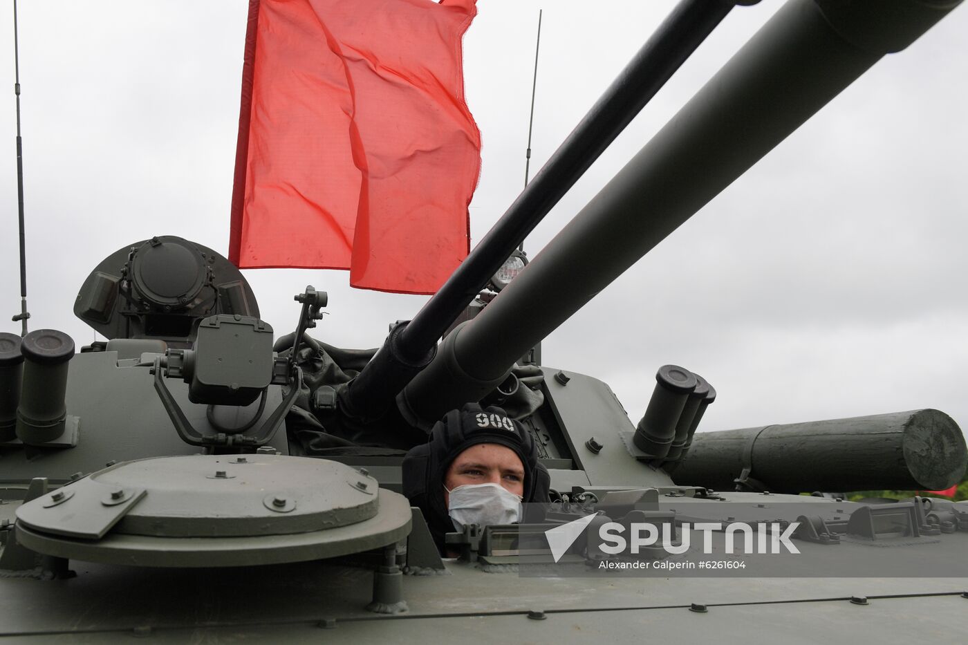 Russia WWII Victory Parade Rehearsal