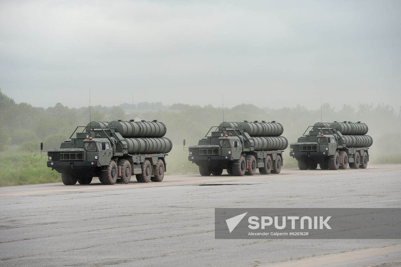 Russia WWII Victory Parade Rehearsal