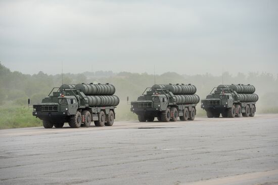 Russia WWII Victory Parade Rehearsal