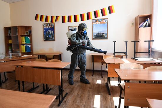 Russia Coronavirus Disinfection