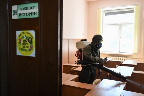 Russia Coronavirus Disinfection