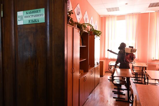 Russia Coronavirus Disinfection